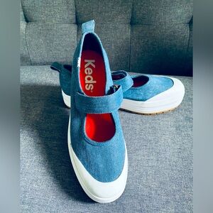 Keds Blue Platform Shoes